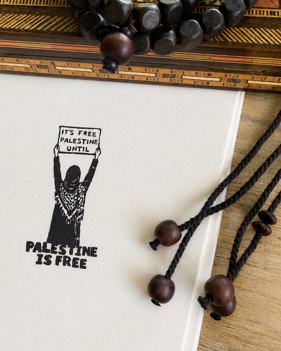 Holzstempel Palestine