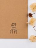 Holzstempel - With Love & Duas