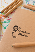 Holzstempel- Assalamu Alaikum